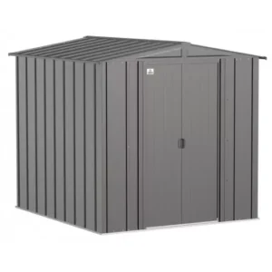 Backyard Shed Depot Arrow Classic 6x7 Steel Storage Shed Kit - Charcoal (CLG67CC)